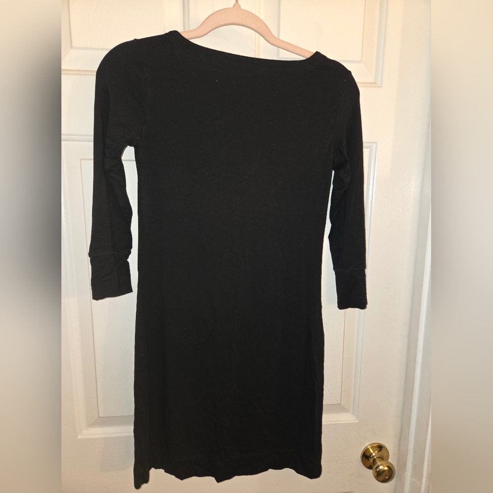 Lilly Pulitzer Black Dress with Gold Accents - Picture 3 of 4